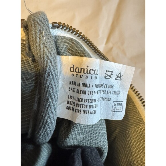 Danica Studios 100% Linen & Cotton Secret Garden Small Zippered Cosmetic Bag - Picture 7 of 10